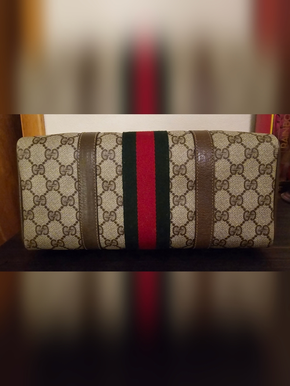 Gucci Accessory Collection Supreme Boston Bag, Brown - Picture 4 of 13